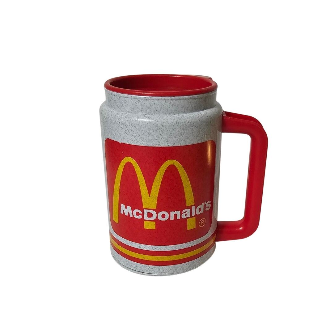 Vintage Y2K McDonald's Whirley Insulated Travel Mug 12oz with Lid